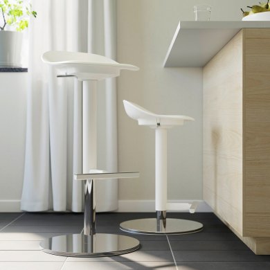 IKEA Барний табурет JANINGE Білий (ИКЕА JANINGE) 70246089 фото - 13