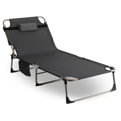 Складаний шезлонг Mebel Elit VENUS NEW Сірий ME.ELGIN/P фото - 6