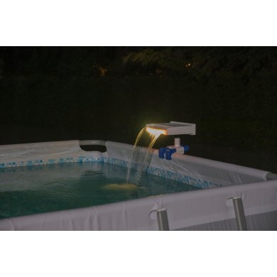 Водоспад з LED підсвіткою Bestway 58619 WATER CASCADE Білий - 9 Водоспад з LED підсвіткою Bestway 58619 WATER CASCADE Білий BES58619 фото - 9