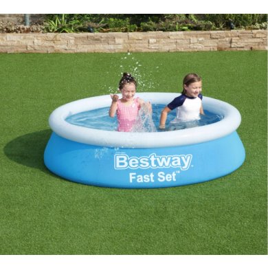 Надувний басейн Bestway 57392 FAST SET 183х51 Синій BES57392 фото - 3