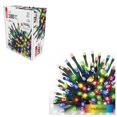 Новогодняя гирлянда Chomik Classic 180 LED 18 м Микс EMO95942