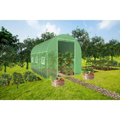 Парник теплица Kontrast 6 м² 3x2х2 м Зеленый 5.07.27287 фото - 9