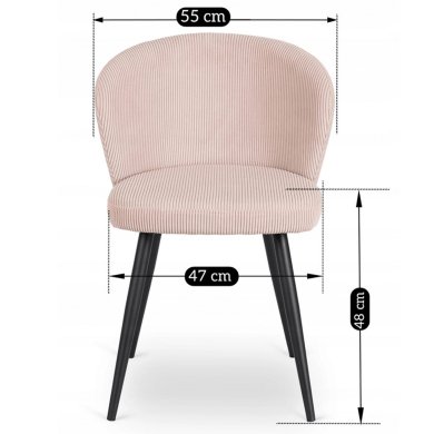 Обеденный стул Mebel Elit HAILEY Velvet Бежевый - 12 Обеденный стул Mebel Elit HAILEY Velvet Бежевый ME.HAILEY/BZ/SZTR/K фото - 12