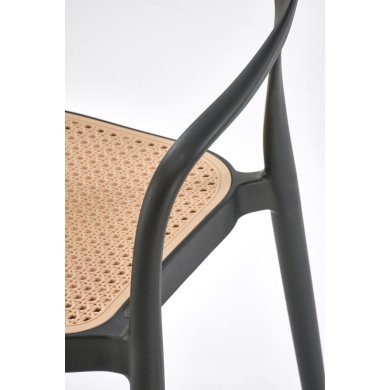 Садовый стул Halmar K530 Черный - 11 Садовый стул Halmar K530 Черный V-CH-K/530-KR-CZARNY фото - 11