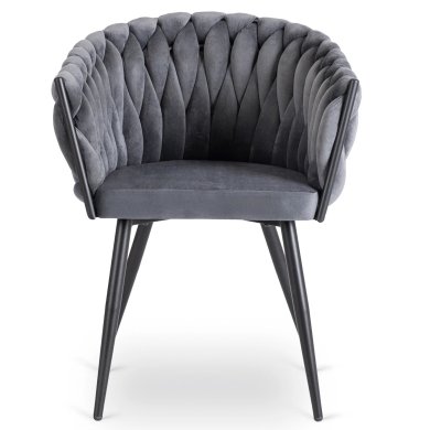 Обеденный стул Mebel Elit ELENA Welur Серый ME.ELENA/P/V/K фото - 2