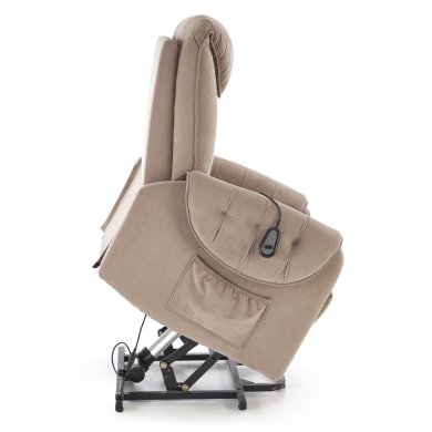 Кресло мягкое раскладное с реклайнером Halmar HORTON Бежевый - 2 Кресло мягкое раскладное с реклайнером Halmar HORTON Бежевый V-CH-HORTON-FOT-BEŻOWY фото - 2