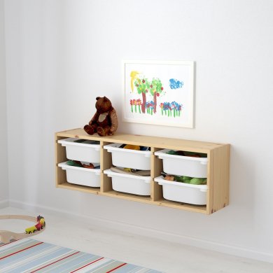 IKEA Настенный модуль для хранения (ИКЕА ТРОФАСТ) 49102304 фото - 10