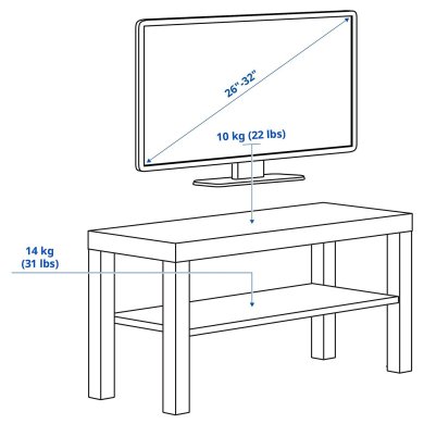 IKEA LACK (ИКЕА НЕДОСТАТОК) 00625521 фото - 6