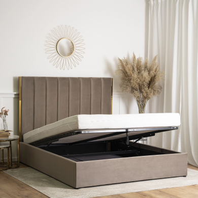 Ліжко Mebel Elit EMILIO Welur 160x200 см Бежевий - 8 Ліжко Mebel Elit EMILIO Welur 160x200 см Бежевий ME.EMILIO/160/BZ/V/LOZ фото - 8