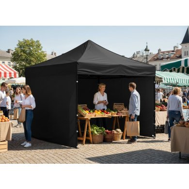 Садова альтанка Garden Line 3x3 м Чорний NAM5742 фото - 10