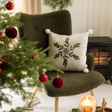 Кресло мягкое Homla MOSS TEDDY BOUCLE Темно-зеленый 209871 фото - 6