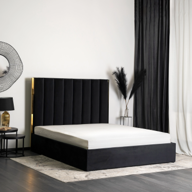 Кровать Mebel Elit EMILIO 160x200 см Черный ME.EMILIO/160/CZ/V/LOZ фото - 8
