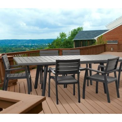 Раскладной садовый стол Keter HARMONY EXTENDABLE Антрацит 255241 фото - 5