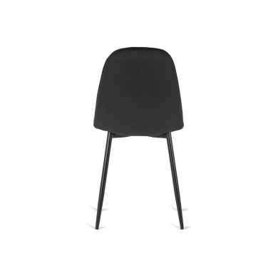 Обідній стілець Mebel Elit ARIS Welur Чорний aris/cza фото - 4
