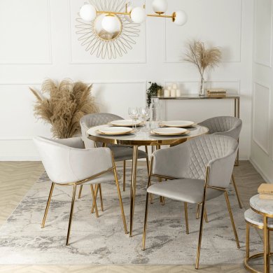 Обідній стілець Mebel Elit INNES Welur Сірий ME.INNES/P/ZL/V/K фото - 5