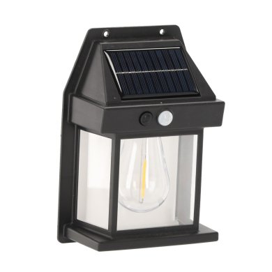 Світильник на сонячній батареї з датчиком руху Garden Line SOL5639 Чорний SOL5639 фото - 3