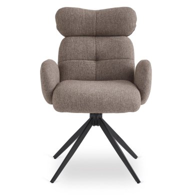 Обеденный стул поворотный Mebel Elit ALVARO Коричневый ME.ALVARO/BR/T/K фото - 3