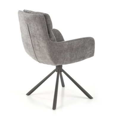 Обеденный стул поворотный Halmar K495 Пепельный V-CH-K/495-KR-POPIELATY фото - 2