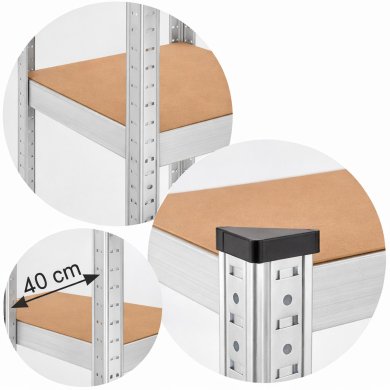 Стеллаж Garden Line GWI9412 Серебристый GWI9412 фото - 3