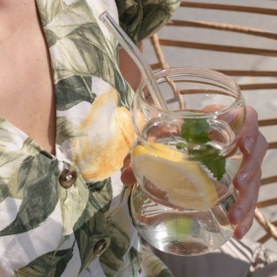 Склянка Homla BUBBLY 500 мл Прозорий - 4 Склянка Homla BUBBLY 500 мл Прозорий 227400 фото - 4