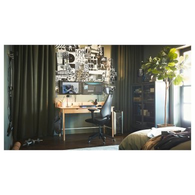 Письменный стол RIDSPO Дуб - 7 IKEA Письменный стол RIDSPO Дуб (ИКЕА РИДСПО) 00485224 фото - 7