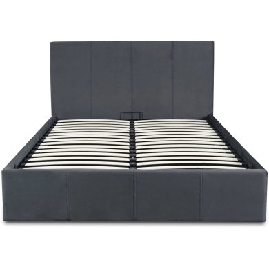 Кровать Mebel Elit MELIA Welur 140x200 см Темно-серый ME.MELIA/140/P/V/LOZZPOJ фото - 3