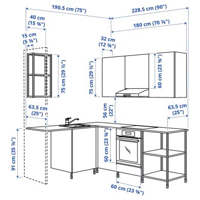 IKEA ENHET (ИКЕА ЭНХЕТ) 29338001 фото - 2