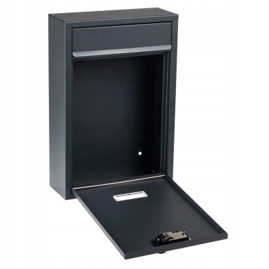 Поштова скринька Chomik MAGPIE 21,5х8,2х32 см Антрацит TIS8169 фото - 3