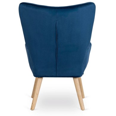 Кресло мягкое с подставкой Mebel Elit LOZANO Welur Синий ME.LOZANO/GR/DK/V/FW фото - 6