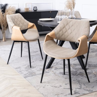 Обеденный стул Mebel Elit DAKOTA Welur Бежевый ME.DAKOTA/BZ/D/V/K фото - 7