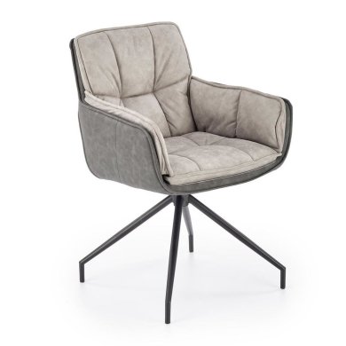 Обеденный стул поворотный Halmar K523 Пепельный V-CH-K/523-KR-POPIELATY фото - 4