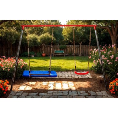 Садовые качели Garden Line 290x180x200 см Разноцветный KRE1111 фото - 7