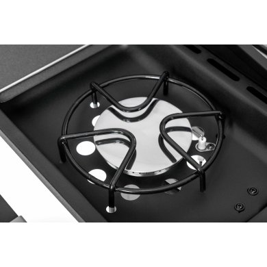 Газовый гриль с чугунной решеткой  Kontrast ACTIVA NEBRASKA 19741GS Серебристый 86294157 фото - 4