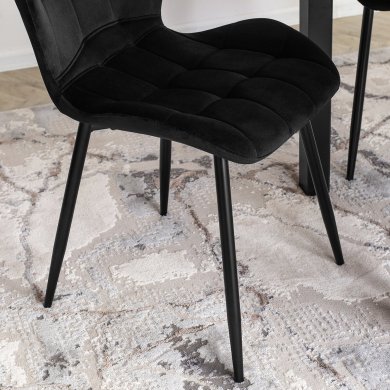 Обідній стілець Mebel Elit LUCKY Welur Чорний - 10 Обідній стілець Mebel Elit LUCKY Welur Чорний ME.LUCKY/CZ/V/K фото - 10