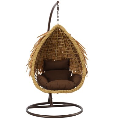 Підвісне крісло-кокон Garden Line AZTEC Коричневий FAT0077 фото - 3
