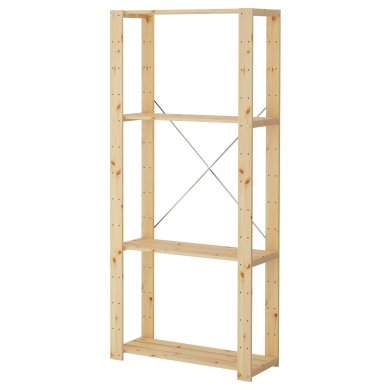 IKEA Стеллаж HEJNE Дерево (ИКЕА ХЕЙНЕ) 39031411