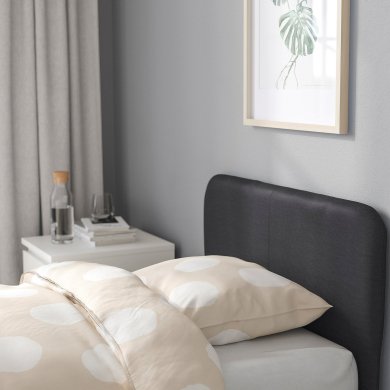 IKEA Кровать SLATTUM 90х200 см Темно-серый (ИКЕА СЛАТТУМ) 80571251 фото - 4