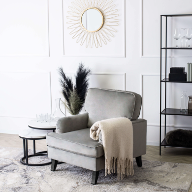 Крісло м'яке Mebel Elit JARI Сірий ME.JARI/P/V/FW фото - 7