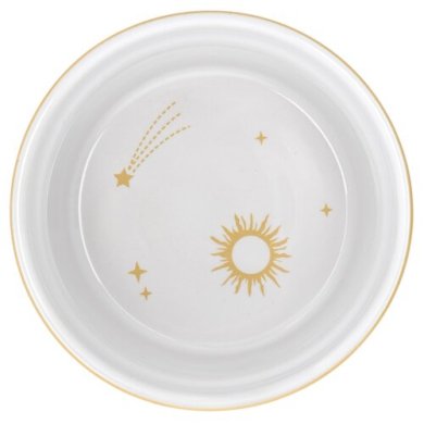 Форма для выпечки Duka Celestial 9,4 см | Белый / Золотой принт 2220445 фото - 2