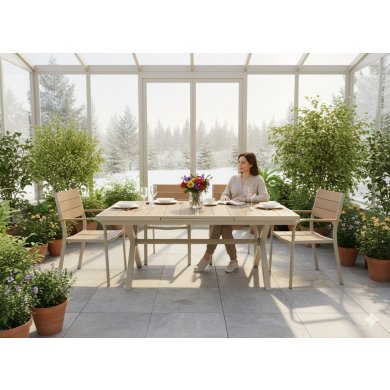 Раскладной садовый стол Garden Line ATO0388 Дерево ATO0388 фото - 13