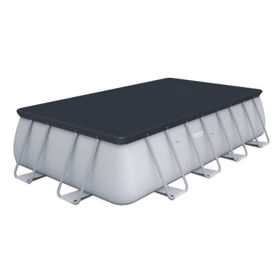Каркасний басейн Bestway 56670 POWER STEEL 488x244x122 см Сірий BES56670 фото - 3