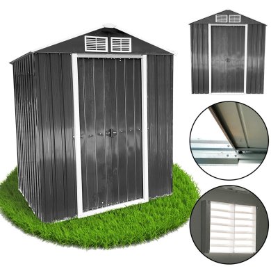 Садовий будиночок Kontrast DM1000 195x131x197 см Антрацит 5.90.21253 фото - 4