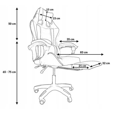 Геймерське крісло Kontrast KG104 Чорний - 2 Геймерське крісло Kontrast KG104 Чорний 5.90.20214 фото - 2