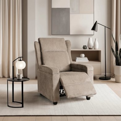 Кресло мягкое раскладное с реклайнером Mebel Elit SPENCER Velvet Бежевый ME.SPENCER/BZ/SZTR/FW фото - 15