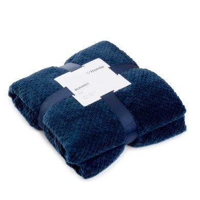 Плед Homla NOAH 150x200 см Темно-синий 210328 фото - 4