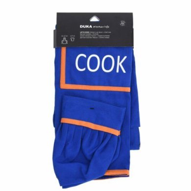 Кухонний фартух та кухарський ковпак Duka Lets Cook Kids | Синій 1219221 фото - 8