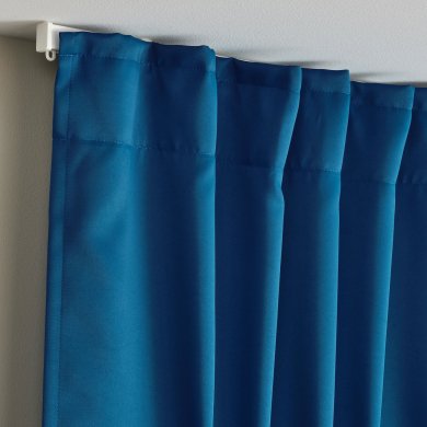 IKEA Шторы MAJGULL 145х300 см 2 шт Темно-синий (ИКЕА МАЙГУЛЛ) 50569749 фото - 5