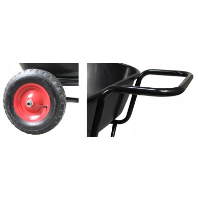 Садовая тележка Garden Line 160 л Черный WOZ3849 фото - 6