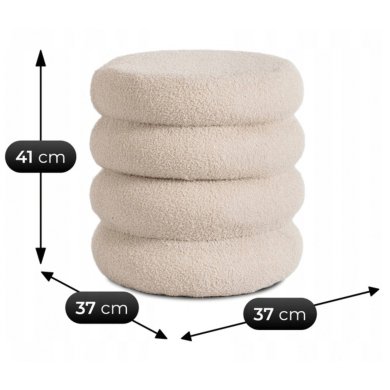 Пуф Mebel Elit ROSSA Бежевий ME.ROSSA/BZ/TB/PUF фото - 6