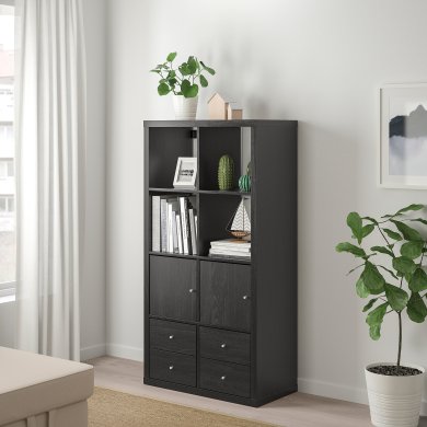 Стелаж KALLAX Коричневий - 2 IKEA Стелаж KALLAX Коричневий (ИКЕА КАЛЛАКС) 29278304 фото - 2